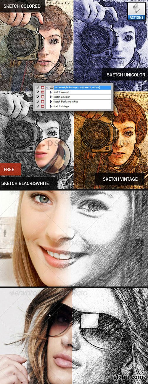 Sketch Photoshop Action