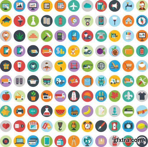 Templates flat design concept icons vector 29