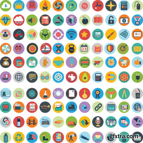 Templates flat design concept icons vector 29