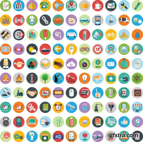 Templates flat design concept icons vector 29