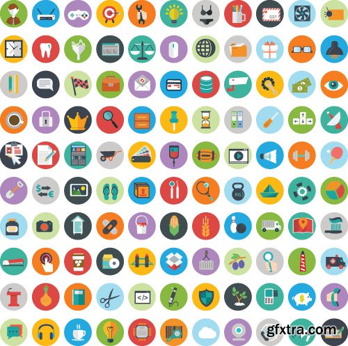 Templates flat design concept icons vector 29