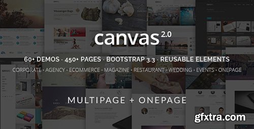 ThemeForest - Canvas v2.0 - The Multi-Purpose HTML5 Template - FULL