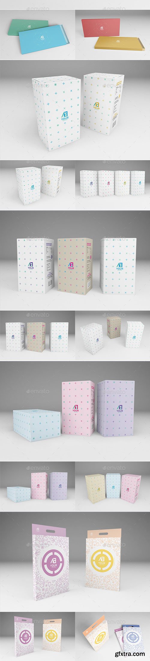 GraphicRiver - Packaging Bundle Mock-Ups