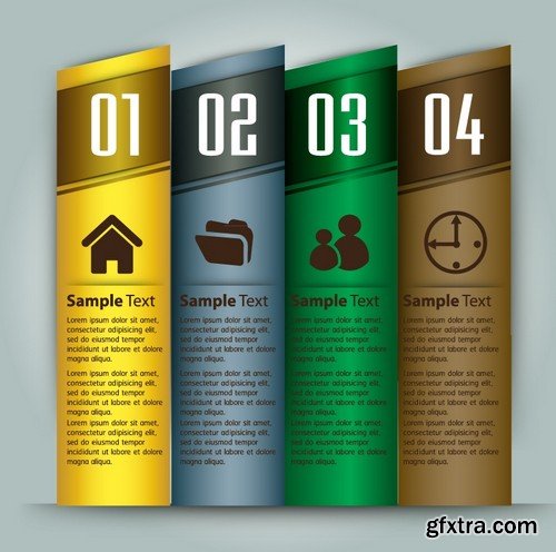 Stock Vectors - Mega Collection of colorful banners, 25xEPS