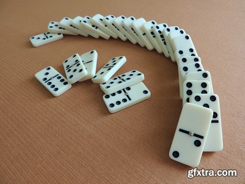 Stock Photos - Idea of Domino, 25xJPG