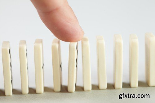 Stock Photos - Idea of Domino, 25xJPG