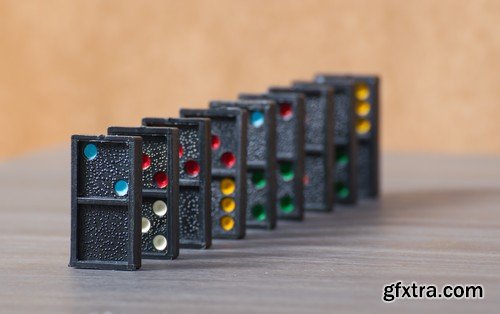 Stock Photos - Idea of Domino, 25xJPG