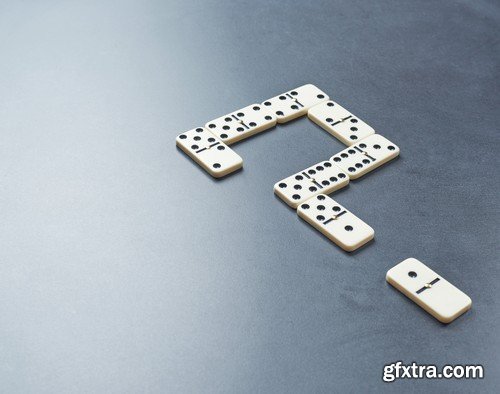 Stock Photos - Idea of Domino, 25xJPG