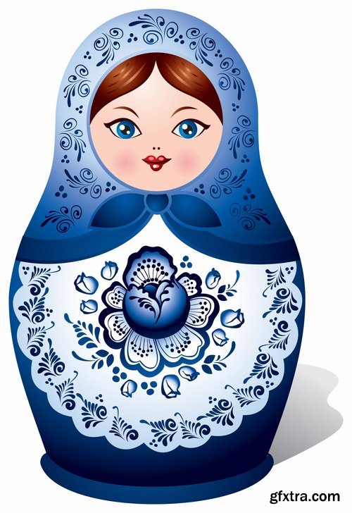 Russian matryoshka doll collection 25 Eps