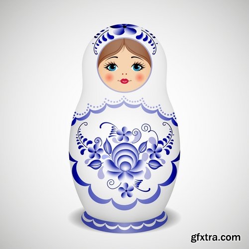 Russian matryoshka doll collection 25 Eps