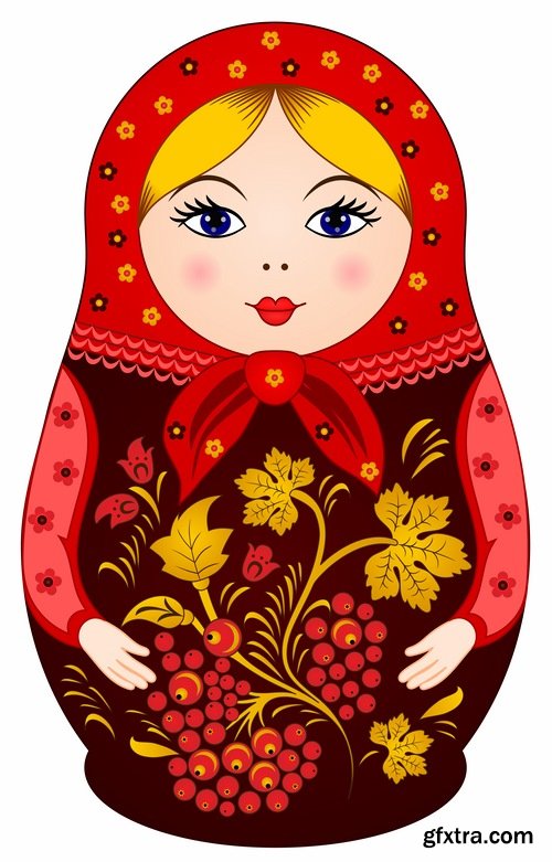 Russian matryoshka doll collection 25 Eps