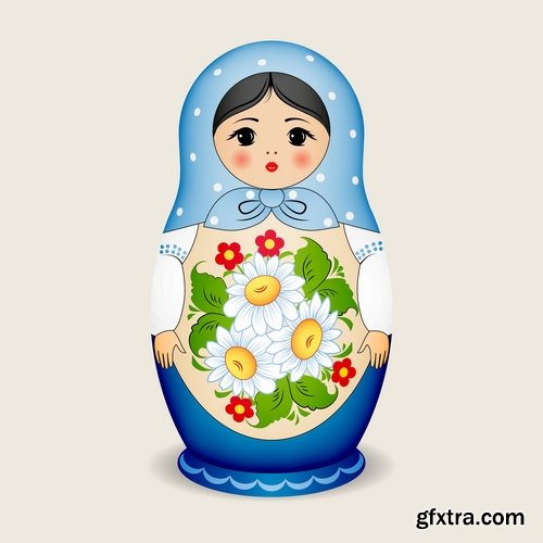 Russian matryoshka doll collection 25 Eps