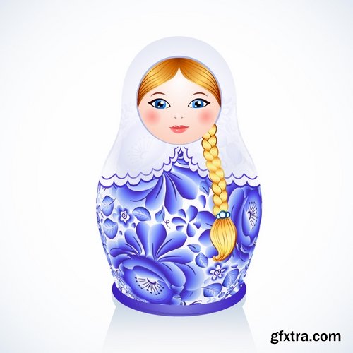 Russian matryoshka doll collection 25 Eps