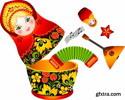 Russian matryoshka doll collection 25 Eps