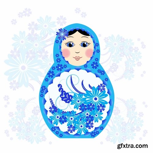 Russian matryoshka doll collection 25 Eps