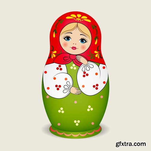 Russian matryoshka doll collection 25 Eps