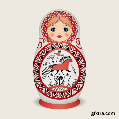 Russian matryoshka doll collection 25 Eps