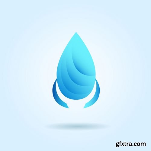 Vector - Water Drop Logo Design