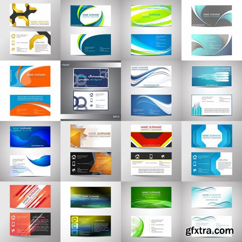 Business Card Design #45 - 25 Vector