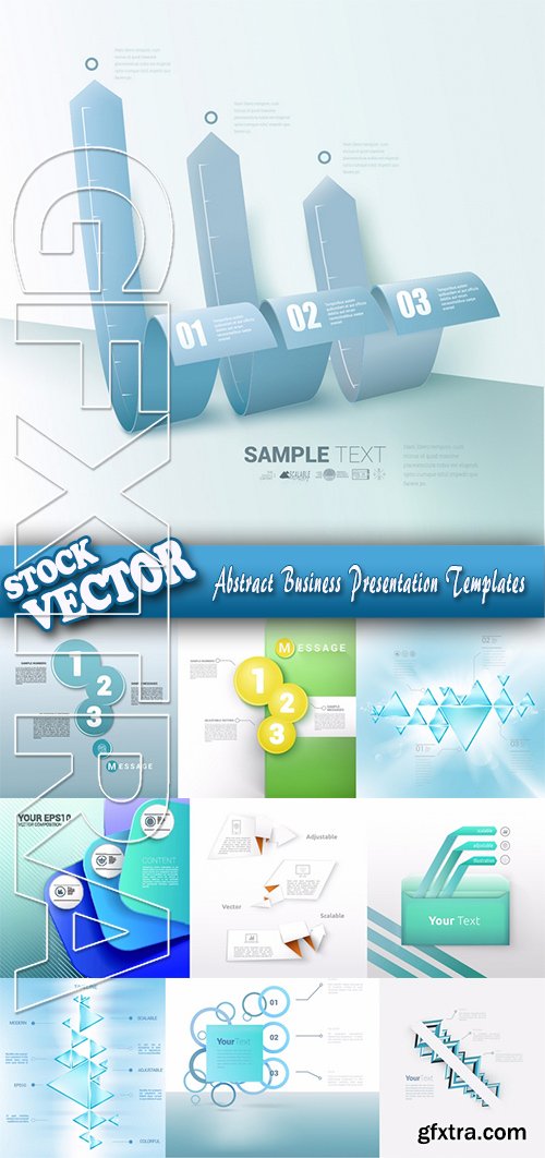 Stock Vector - Abstract Business Presentation Templates