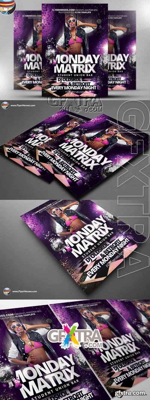 CM - Monday Matrix Flyer Template