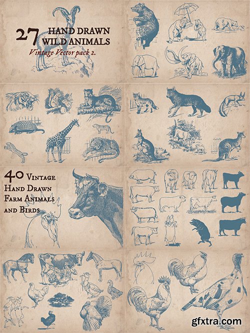 CM Wildlife Bundle - 400 Animal Vectors 215689