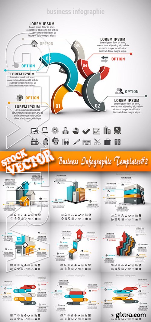Stock Vector - Business Infographic Templates#2