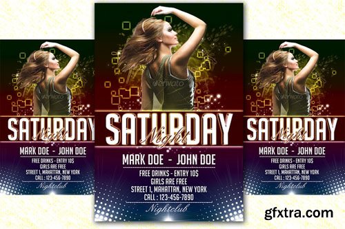 Saturday Night Party Flyer - CM 203454