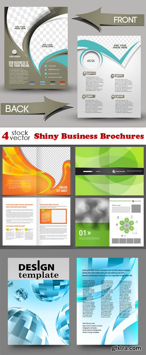 Vectors - Shiny Business Brochures