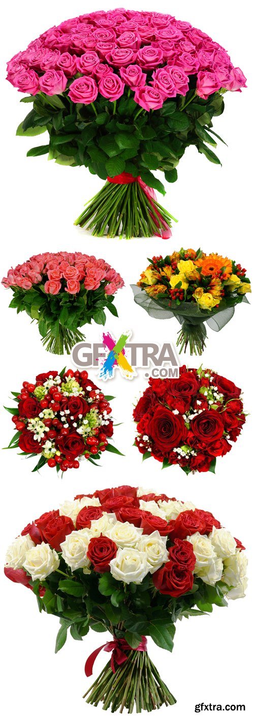 Stock Photo - Flowers Bouquet Isolated