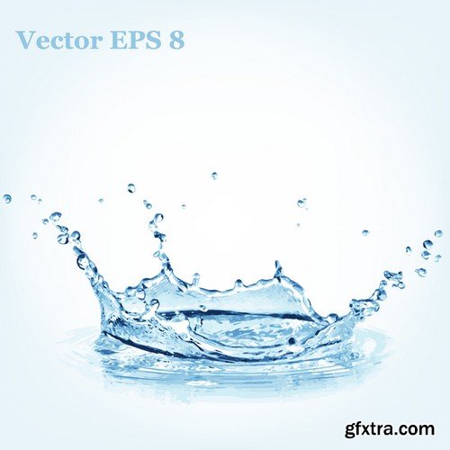 Stock Vectors - Water splash 2, 25xEPS