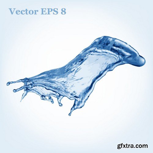 Stock Vectors - Water splash 2, 25xEPS