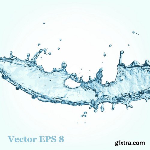 Stock Vectors - Water splash 2, 25xEPS