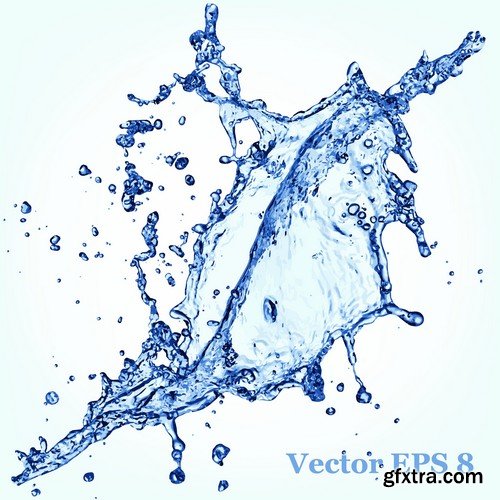 Stock Vectors - Water splash 2, 25xEPS