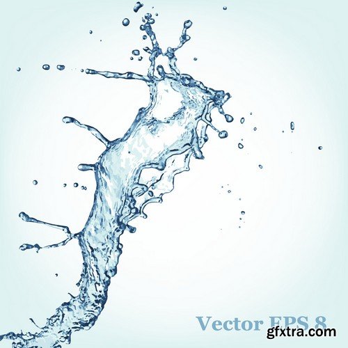 Stock Vectors - Water splash 2, 25xEPS