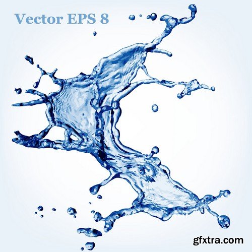 Stock Vectors - Water splash 2, 25xEPS