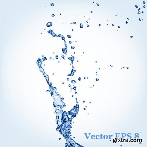 Stock Vectors - Water splash 2, 25xEPS