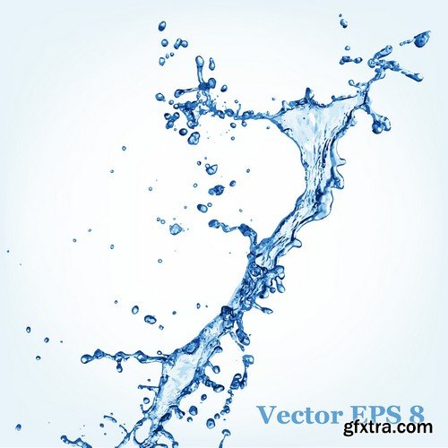 Stock Vectors - Water splash 2, 25xEPS