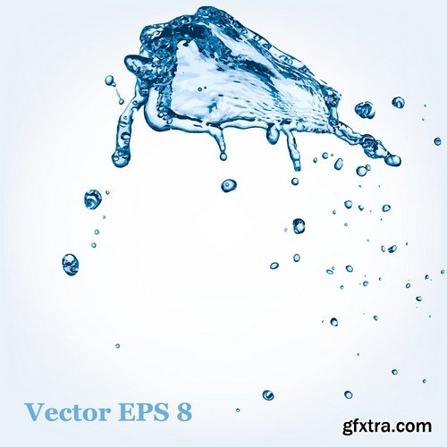 Stock Vectors - Water splash 2, 25xEPS