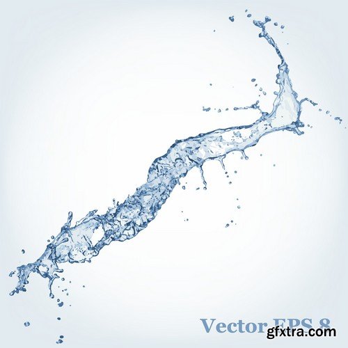 Stock Vectors - Water splash 2, 25xEPS