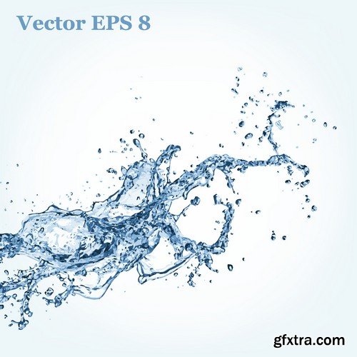 Stock Vectors - Water splash 2, 25xEPS