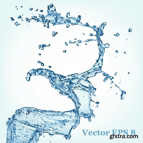 Stock Vectors - Water splash 2, 25xEPS