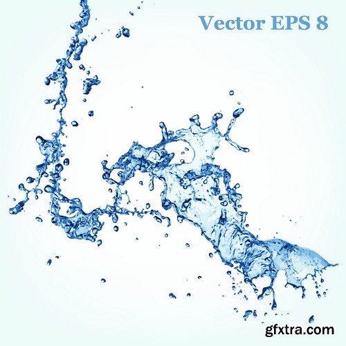 Stock Vectors - Water splash 2, 25xEPS