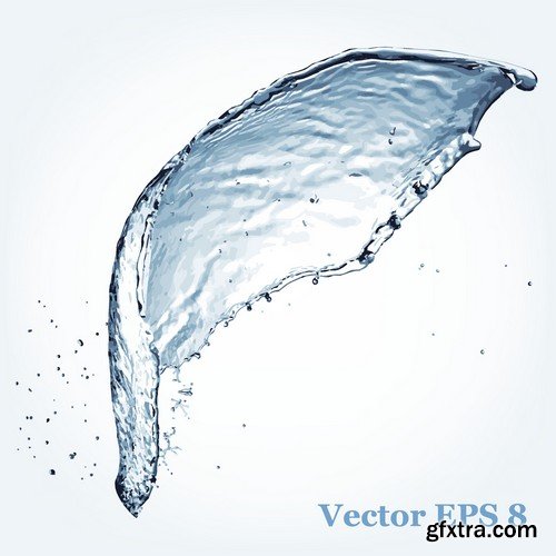 Stock Vectors - Water splash 2, 25xEPS