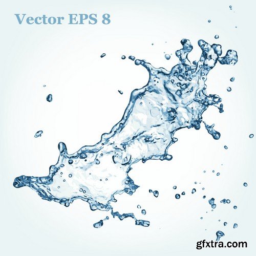 Stock Vectors - Water splash 2, 25xEPS