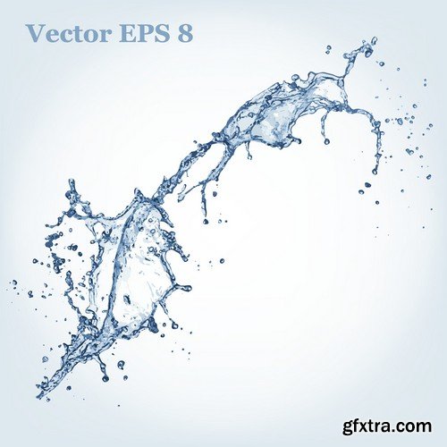 Stock Vectors - Water splash 2, 25xEPS