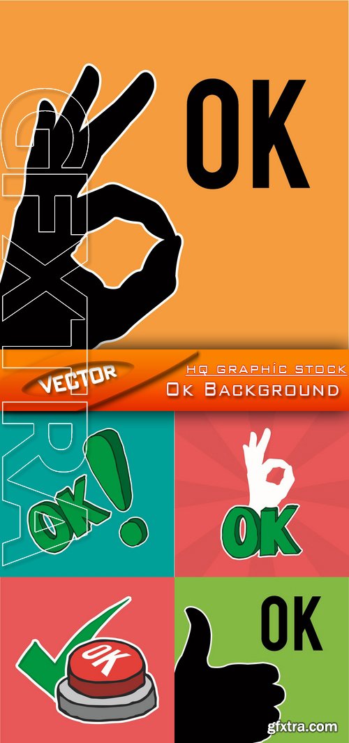 Stock Vector - Ok Background