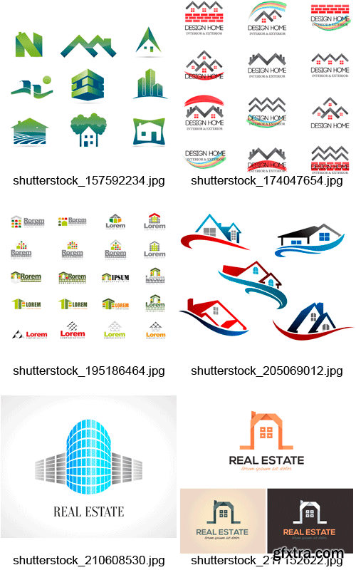 Amazing SS - Real Estate Symbols, 25xEPS