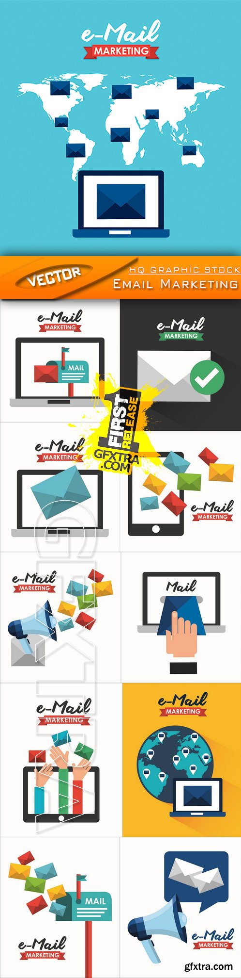 Stock Vector - Email Marketing