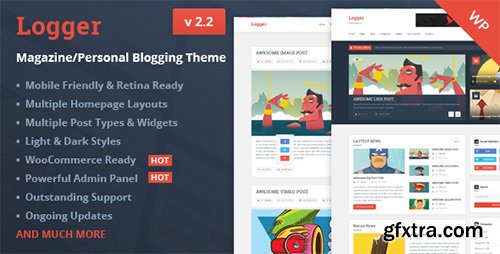 ThemeForest - Logger v2.2 - Magazine/Personal Blogging Theme